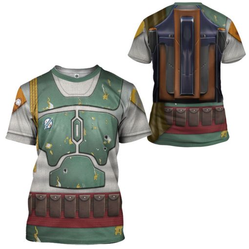 Gearhuman 3D Star Wars Boba Fett Tshirt Hoodie Apparel CB261111 3D Apparel