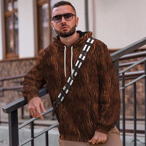 Gearhuman 3D Star Wars ChewBacca Set Custom Tshirt Hoodie Apparel CK26116 3D Apparel