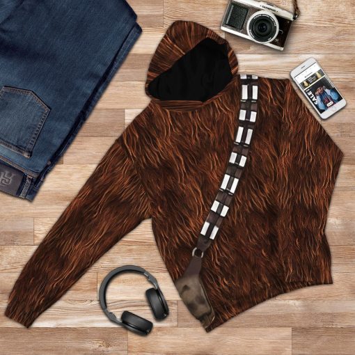 Gearhuman 3D Star Wars ChewBacca Set Custom Tshirt Hoodie Apparel CK26116 3D Apparel