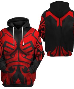 Gearhuman 3D Star Wars Darth Maul Cosplay Custom Tshirt Hoodie Apparel GK190119 3D Apparel 