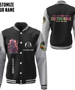 Gearhuman 3D Star Wars Darth Vader Custom Name Baseball Jacket GK210127 Baseball Jacket Baseball Jacket XS 