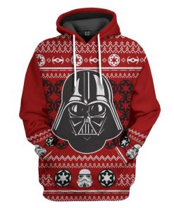 Gearhuman 3D Star Wars Darth Vader Custom Tshirt Hoodie Apparel CW26116 3D Apparel Hoodie S 