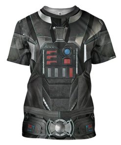 Gearhuman 3D Star Wars Darth Varder Custom Tshirt Apparel GN17091 3D T-shirt T-Shirt S 