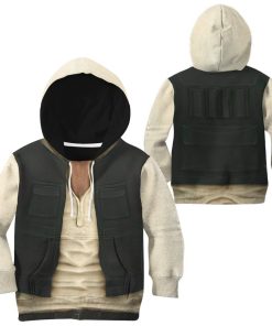 Gearhuman 3D Star Wars Han Solo Set Custom Kid Tshirt Hoodie Appreal GK110121 Kid 3D Apparel 