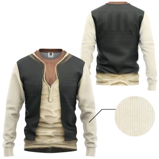 Gearhuman 3D Star Wars Han Solo Set Custom Tshirt Hoodie Appreal CK26112 3D Apparel