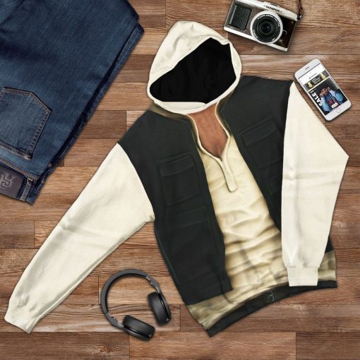 Gearhuman 3D Star Wars Han Solo Set Custom Tshirt Hoodie Appreal CK26112 3D Apparel
