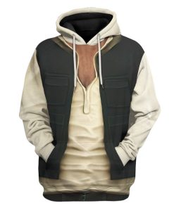 Gearhuman 3D Star Wars Han Solo Set Custom Tshirt Hoodie Appreal CK26112 3D Apparel Hoodie S