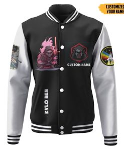 Gearhuman 3D Star Wars Kylo Ren Custom Name Baseball Jacket GK210139 Baseball Jacket Baseball Jacket XS 