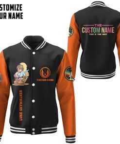 Gearhuman 3D Star Wars Luke Skywalker Custom Name Baseball Jacket GK210119 Baseball Jacket Baseball Jacket XS 