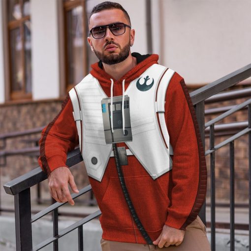 Gearhuman 3D Star Wars Poe Dameron Tshirt Hoodie Apparel CK26115 3D Apparel