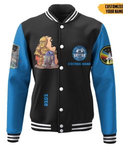 Gearhuman 3D Star Wars R2D2 Custom Name Baseball Jacket GK210147 Baseball Jacket Baseball Jacket XS 