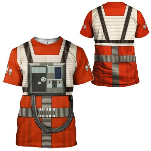 Gearhuman 3D Star Wars Rebel Pilot Tshirt Hoodie Apparel CB261113 3D Apparel