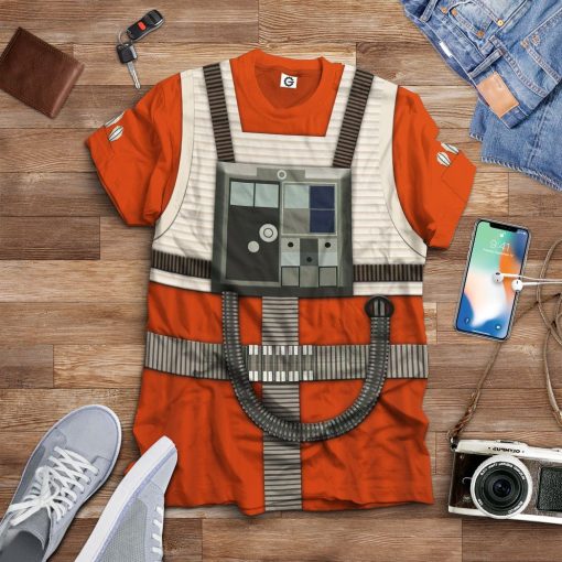 Gearhuman 3D Star Wars Rebel Pilot Tshirt Hoodie Apparel CB261113 3D Apparel
