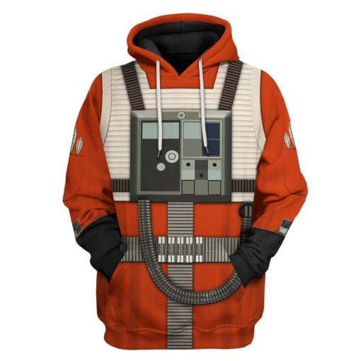 Gearhuman 3D Star Wars Rebel Pilot Tshirt Hoodie Apparel CB261113 3D Apparel Hoodie S