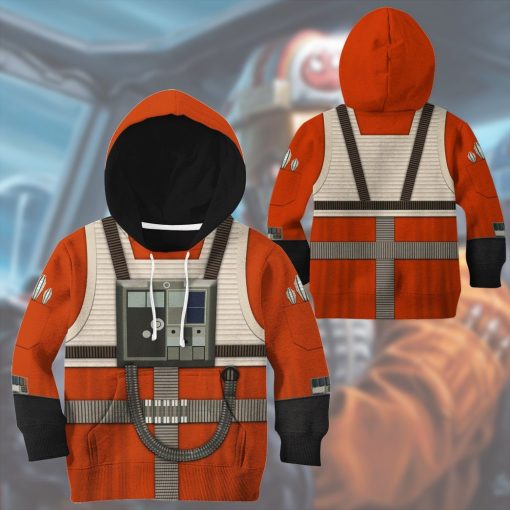Gearhumans 3D S.W Rebel Pilot Tshirt Hoodie Apparel Kids - Image 7