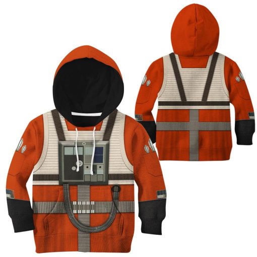 Gearhumans 3D S.W Rebel Pilot Tshirt Hoodie Apparel Kids - Image 6