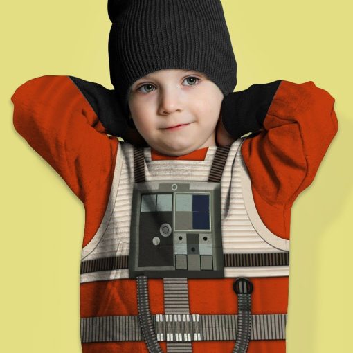 Gearhumans 3D S.W Rebel Pilot Tshirt Hoodie Apparel Kids - Image 8