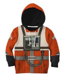 Gearhumans 3D S.W Rebel Pilot Tshirt Hoodie Apparel Kids