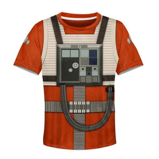 Gearhumans 3D S.W Rebel Pilot Tshirt Hoodie Apparel Kids - Image 3