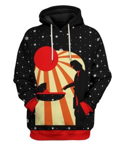 Gearhuman 3D Star Wars The Mandalorian Christmas Custom Tshirt Hoodie Apparel GW02122 3D Apparel Hoodie S