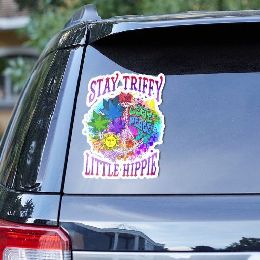 Gearhuman 3D Stay Strippy Little Hippie Sticker GV190210 Sticker