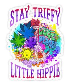 Gearhuman 3D Stay Strippy Little Hippie Sticker GV190210 Sticker Sticker/1 Pack 3x3