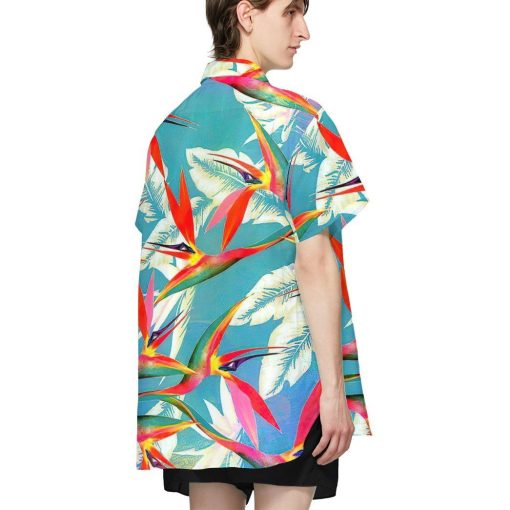 Gearhuman 3D Strelitzia Flower Hawaii Shirt ZC0306212 Hawai Shirt