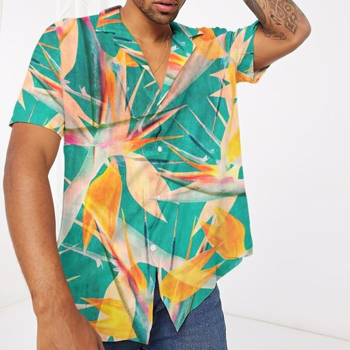 Gearhuman 3D Strelitzia Flower Hawaii Shirt ZC0306213 Hawai Shirt
