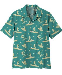 Gearhuman 3D Surfing Hawaii Shirt ZK2705214 Hawai Shirt Short Sleeve Shirt S 