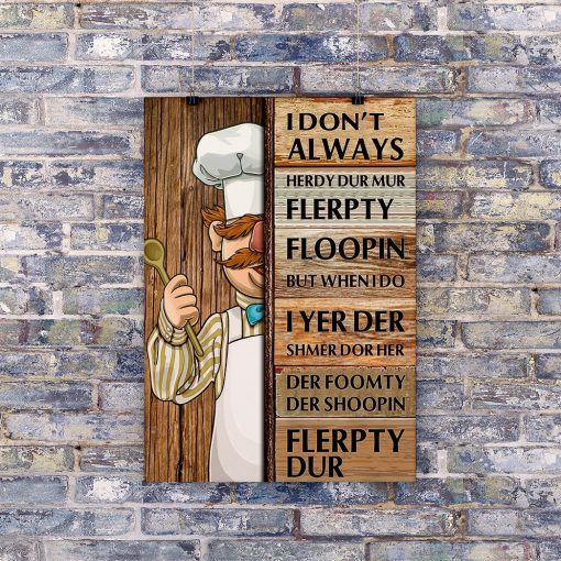 Gearhuman 3D Swedish Chef Custom Canvas GB010213 Canvas 1 Piece Non Frame M