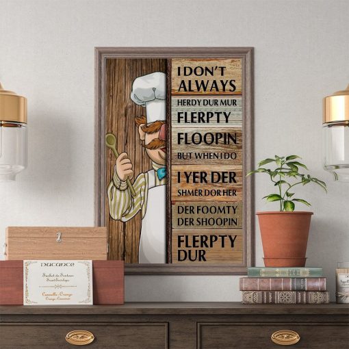 Gearhuman 3D Swedish Chef Custom Canvas GB010213 Canvas