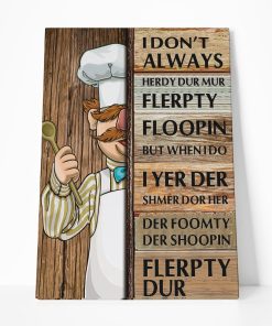 Gearhuman 3D Swedish Chef Custom Canvas GB26018 Canvas 1 Piece Non Frame M