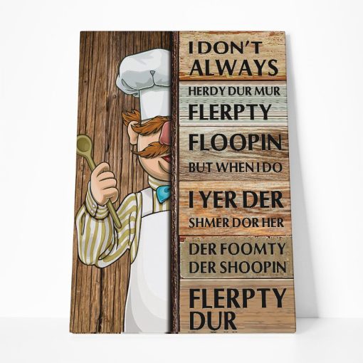Gearhuman 3D Swedish Chef Custom Canvas GB26018 Canvas 1 Piece Non Frame M