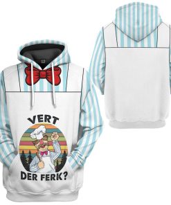 Gearhuman 3D Swedish Chef Custom Tshirt Hoodie Apparel GB010215 3D Apparel