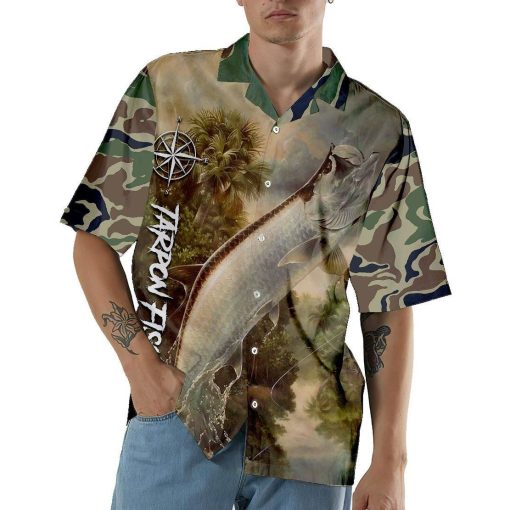 Gearhuman 3D Tarpon Fishing Hawaii Shirt ZK2604213 Hawai Shirt