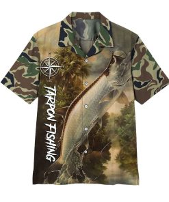 Gearhuman 3D Tarpon Fishing Hawaii Shirt ZK2604213 Hawai Shirt Short Sleeve Shirt S 