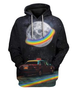 Gearhuman 3D Taxi To The Moon Custom T-Shirts Hoodies Apparel GA18026 3D Custom Fleece Hoodies Hoodie S 