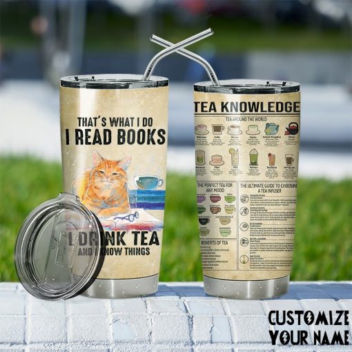 Gearhuman 3D Tea Knowledge Custom Tumbler GB21126 Tumbler