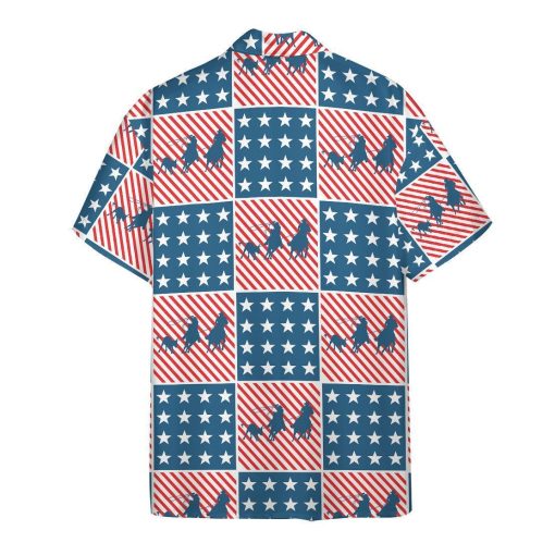 Gearhuman 3D Team Roping Hawaii Shirt ZK2506211 Short Sleeve Shirt