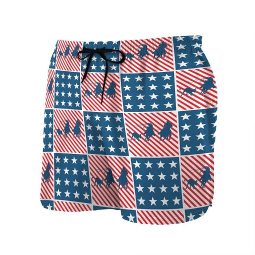 Gearhuman 3D Team Roping Hawaii Shirt ZK2506211 Short Sleeve Shirt