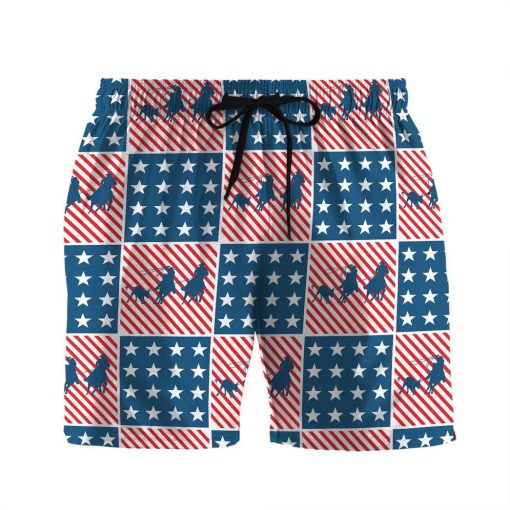 Gearhuman 3D Team Roping Shorts 1 Gearhuman 3D Team Roping Shorts ZK2506212 Men Shorts Beach Shorts S