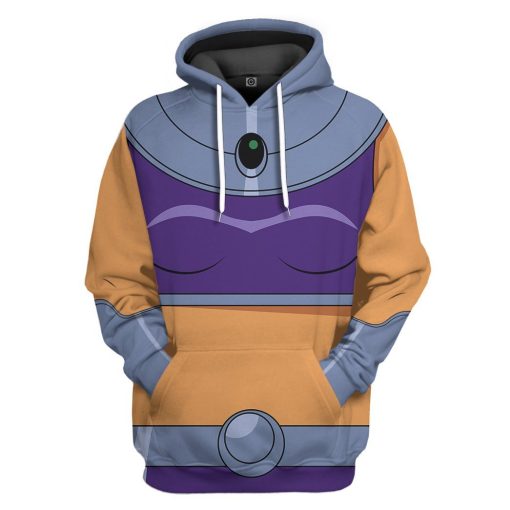 Gearhuman 3D Teen Titan Starfire Cosplay Custom Tshirt Hoodie Apparel GK05013 3D Apparel Hoodie S