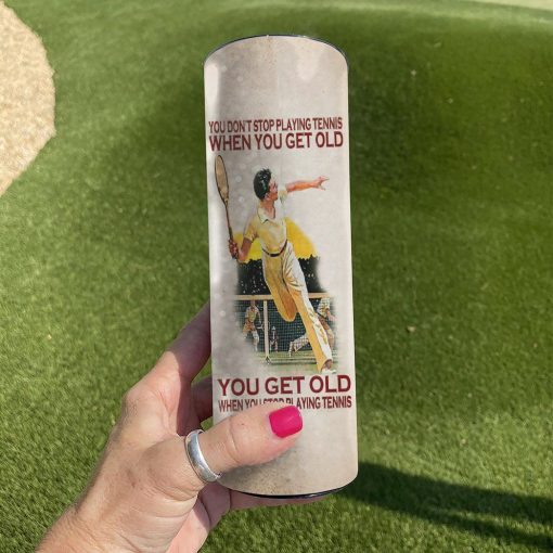 Gearhuman 3D Tennis Player Knowledge Custom Tumbler GB05011 Tumbler