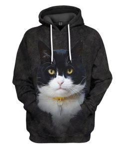Gearhuman 3D Texudo Cat Tshirt Hoodie Apparel GV08031 3D Apparel Hoodie S