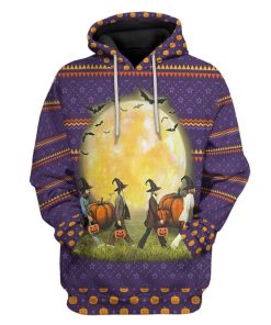 Gearhuman 3D The Beatles Abbey Road Halloween Custom Hoodie Apparel GV18089 3D Custom Fleece Hoodies Hoodie S 