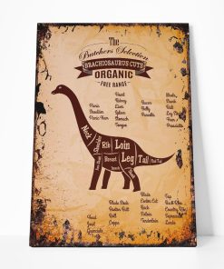 Gearhuman 3D The Butcher Selection Brachiosaurus Cuts Custom Canvas GW020312 Canvas 1 Piece Non Frame M