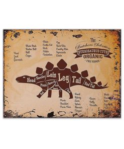 Gearhuman 3D The Butcher Selection Stegosaurus Cuts Custom Canvas GW03031 Canvas 1 Piece Non Frame M