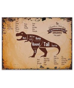 Gearhuman 3D The Butcher Selection Tyrannosaurus Cuts Custom Canvas GW020315 Canvas 1 Piece Non Frame M