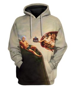Gearhuman 3D The Creation Of Pi Custom Fleece Hoodie Apparel GM27024 3D Custom Fleece Hoodies Hoodie S 