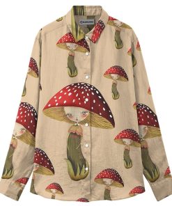 Gearhuman 3D The Girl Linen Shirt For Woman GV300914 Linen Shirt Linen Shirt S 